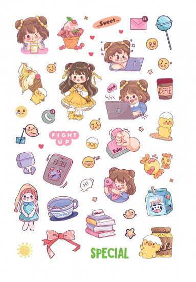 Наклейки «Kawaii Club»