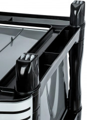 Комод четырехсекционный с ножками на колесиках «Спортивная машина» - Фото 5