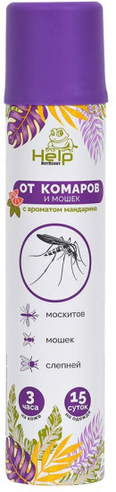 Аэрозоль от комаров и мошек