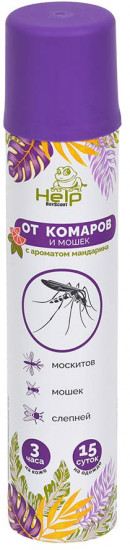 Аэрозоль от комаров и мошек