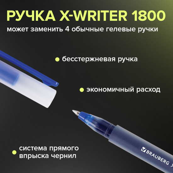 Набор ручек гелевых «X-Writer 1800»
