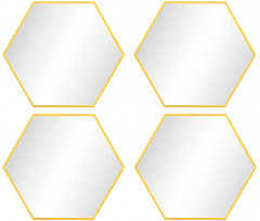 Набор зеркал интерьерных с подвесом «Соты» - Фото 4