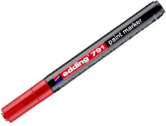 Маркер лаковый, цвет красный - Фото 2