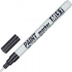 Маркер лаковый, цвет черный - Фото 1