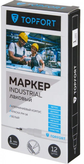 Маркер лаковый «Industrial», цвет белый