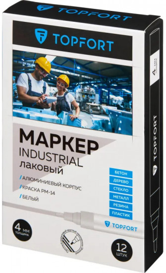 Маркер лаковый «Industrial», цвет белый