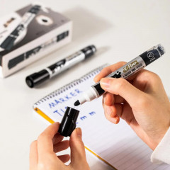 Маркер для белых досок «X-flow», цвет Черный - Фото 10