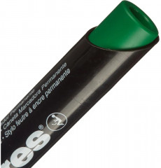 Маркер перманентный, цвет зеленый - Фото 4