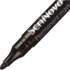 Маркер перманентный, цвет черный - Фото 4