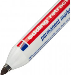 Маркер перманентный автоматический, цвет черный - Фото 2