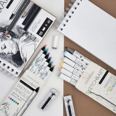 Набор двусторонних скетч-маркеров - Фото 10