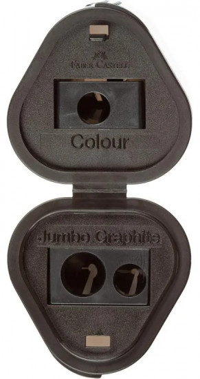 Точилка Trio Grip 2001, 3 отверстия,2 контейнера