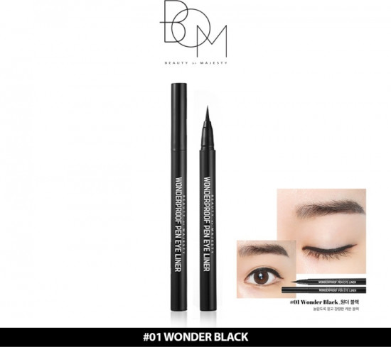 Подводка для глаз «Wonderproof Gel Slim Eyeliner», оттенок 01 Wonder Black