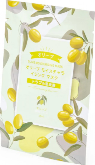 Маска для лица тканевая увлажняющая с экстрактом оливы «Olive Moisturizing»