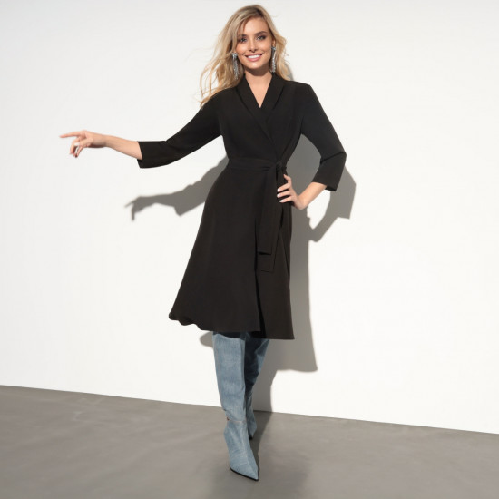 Платье женское с поясом «Обаяние нежности (классик)»