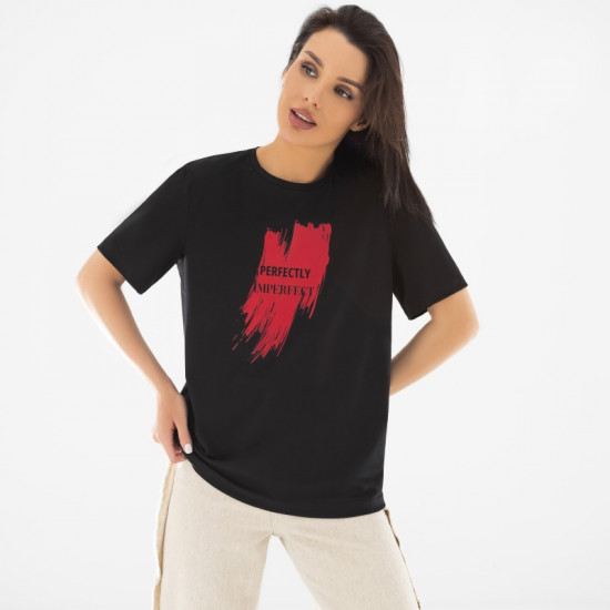 Футболка женская «Следи за движением (star)»