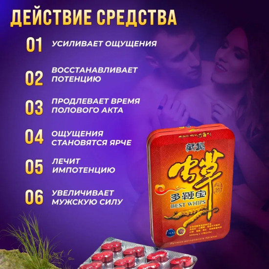 Препарат для повышения потенции «Best Whips»
