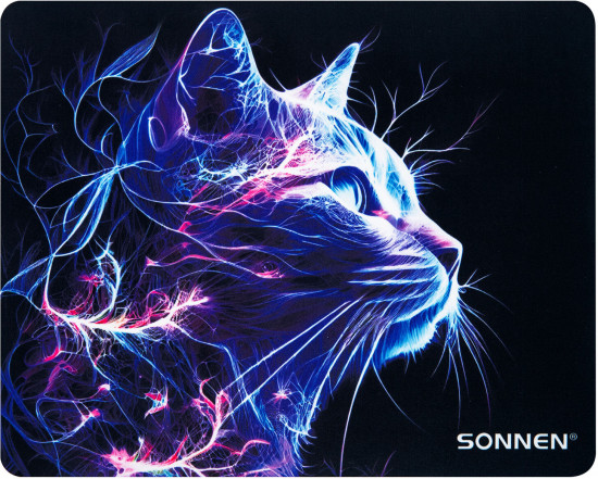 Коврик для мыши «Neon Cat»