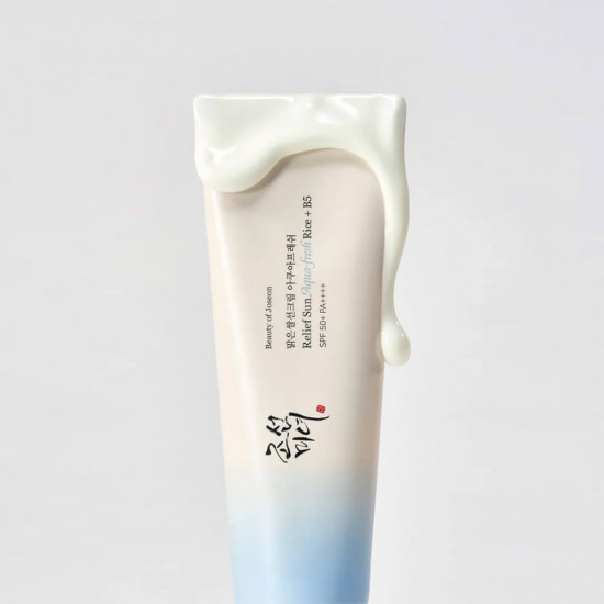 Лёгкий солнцезащитный крем для лица с пантенолом SPF50+ PA++++ «Relief Sun Aqua-fresh Rice+B5»