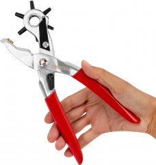 Дырокол-пробойник-просекатель для кожи, картона и ткани - Фото 11