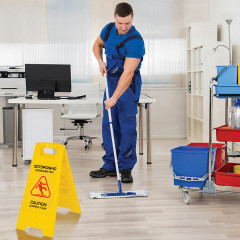 Знак предупреждающий «Осторожно! Скользкий пол!» - Фото 4