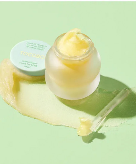 Несмываемая сахарная маска-скраб для губ «Lemon Sugar Scrub Lip Mask»