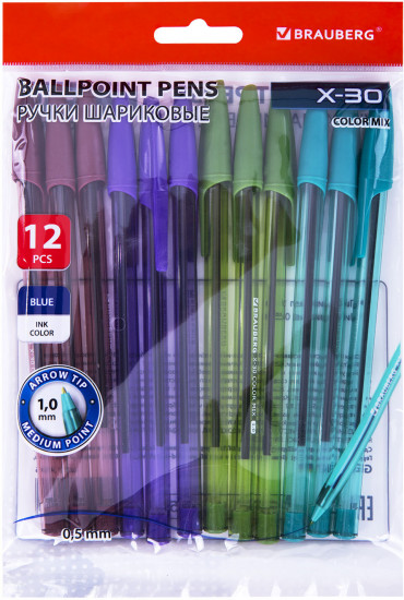 Набор ручек шариковых «Color Mix X-30»