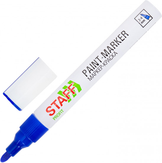 Маркер-краска лаковый «Paint marker», синий
