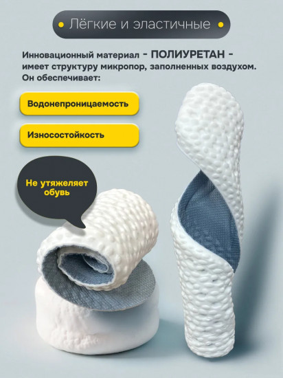 Стельки для обуви анатомические дышащие
