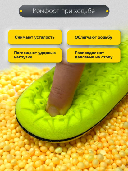 Стельки для обуви анатомические с массажным эффектом