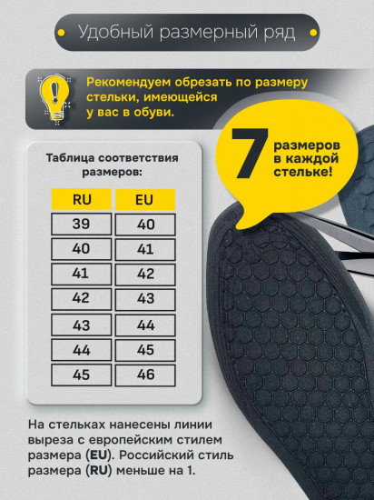 Стельки для обуви с массажным эффектом