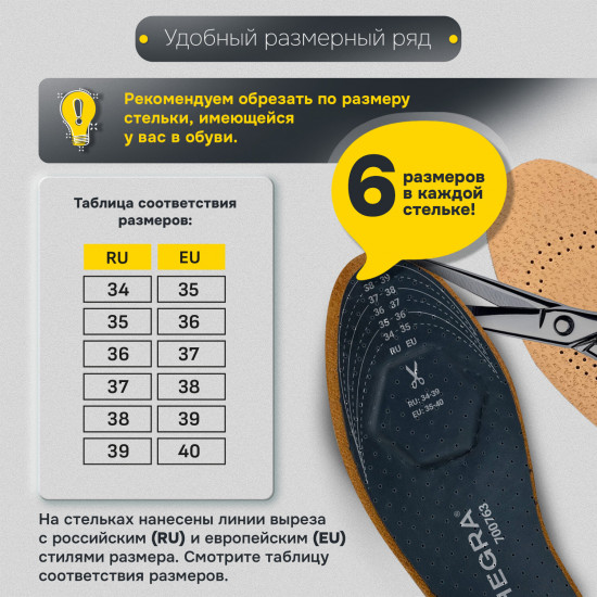 Стельки для обуви с двумя амортизаторами