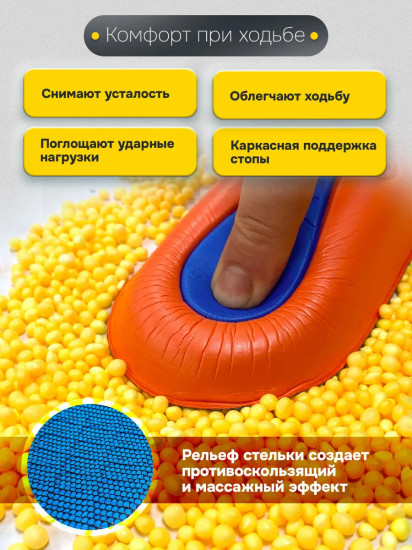 Стельки для обуви анатомические с супинатором