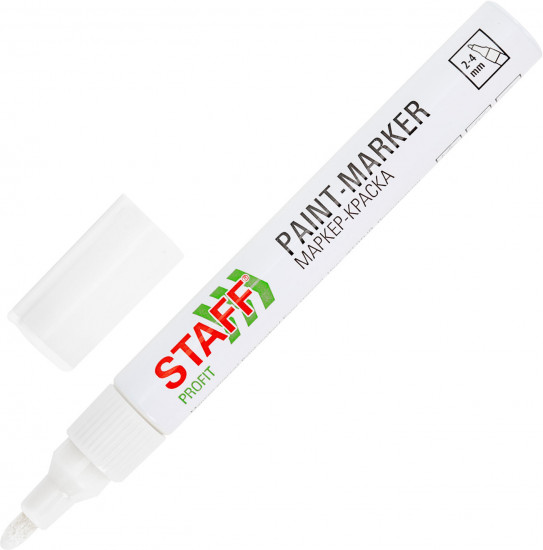 Маркер-краска лаковый «Paint marker», белый