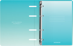 Тетрадь на кольцах «Градиент» - Фото 1