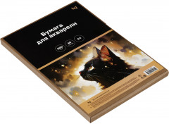 Бумага для акварели «Акварельный кот» - Фото 1