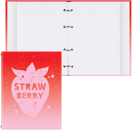 Тетрадь на кольцах «Strawberry»