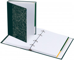 Тетрадь на кольцах с разделителями «Карта города» - Фото 1