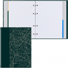 Тетрадь на кольцах с разделителями «Карта города» - Фото 2