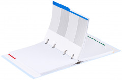 Тетрадь на кольцах с разделителями «Васильковое настроение» - Фото 4