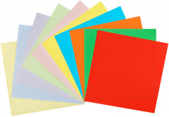 Бумага цветная двухсторонняя тонированная для оригами и аппликаций «Енот в России» - Фото 3