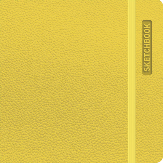 Скетчбук для акварели «Yellow»