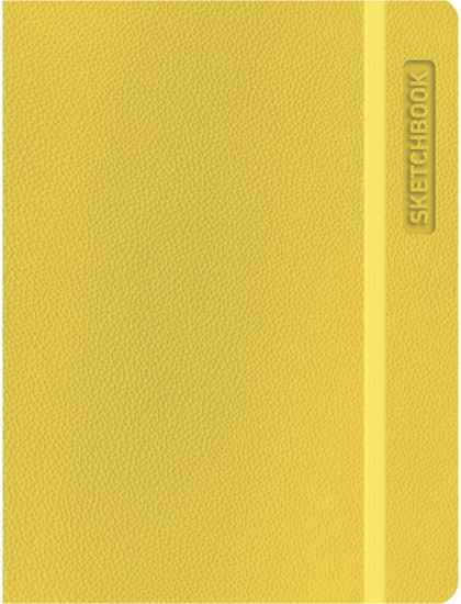 Скетчбук для акварели «Yellow»