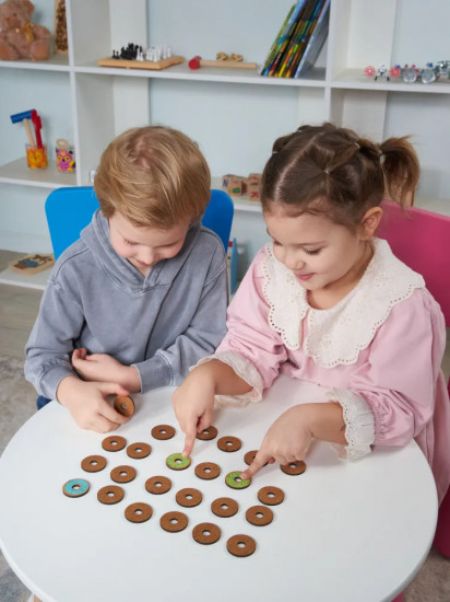 Игра настольная развивающая «Мемо. Пончики»