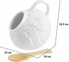 Банка для соли «Птички на ветке» - Фото 3