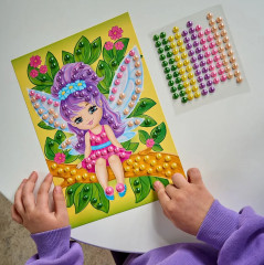 Аппликация бусинами «Феечка» - Фото 15