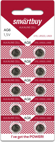 Набор батареек часовых AG6