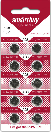 Набор батареек часовых AG8