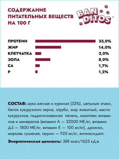 Корм для котят с курицей