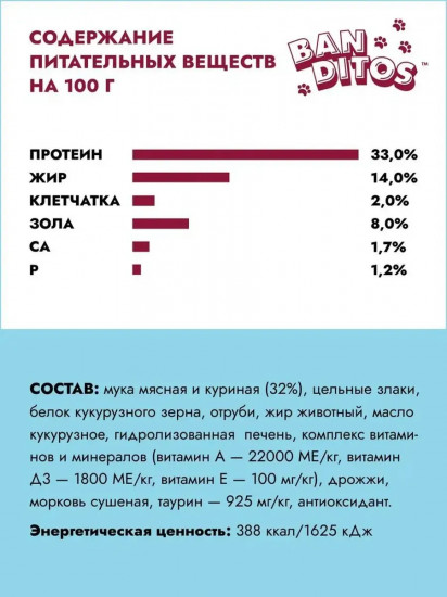 Корм для котят с курицей